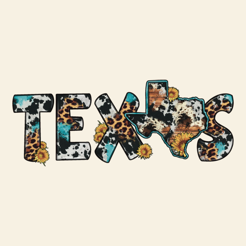 Texas Sunflower Cowhide Leopard Texas Map Vintage Tee by Artiststas | Teevron