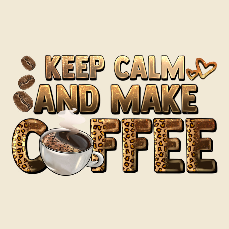 Keep Calm And Make Coffee Ladies Tee by BarkalooDesign | Teevron