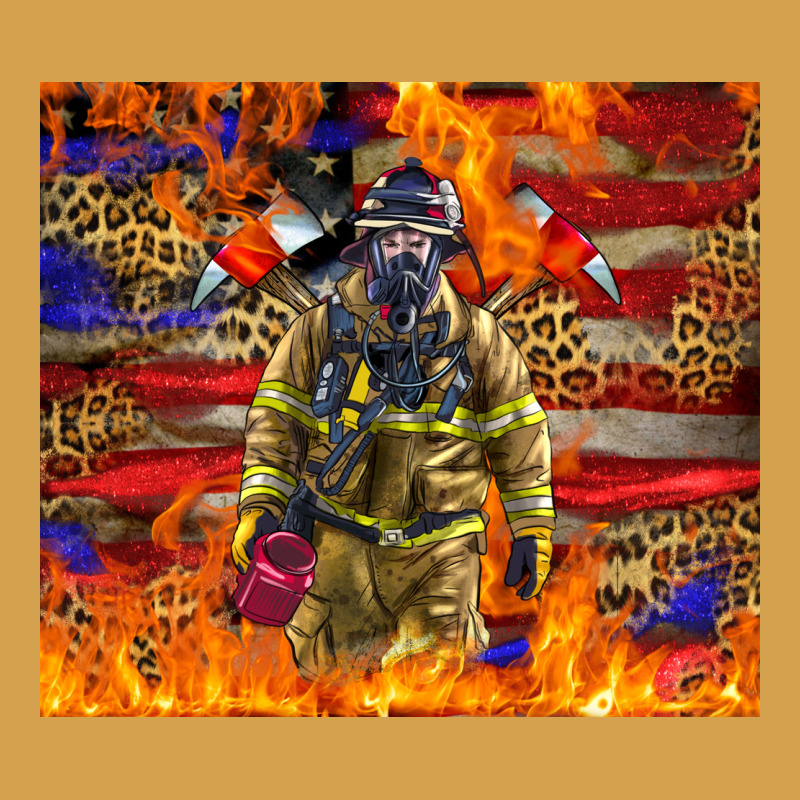 Western Firefighter With American Urban Hoodie by LillyAllenDesigns | Teevron