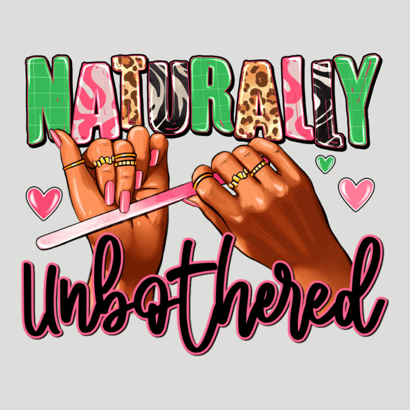 Naturally Unbothered Afro Nails Zipper Hoodie by RanaPortraitStore | Teevron