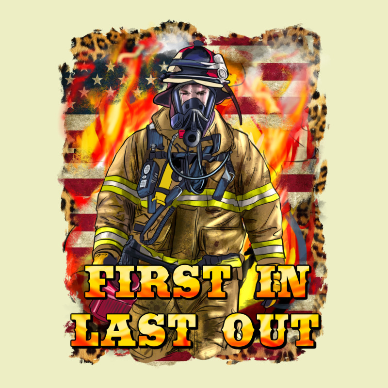 First In Last Out Firefighter Urban Hoodie by LillyAllenDesigns | Teevron