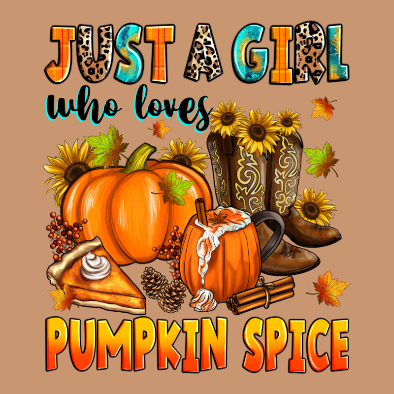 Just A Girl Who Loves Pumpkin Spice Heavyweight Hoodie by Zillion Design Studio | Teevron