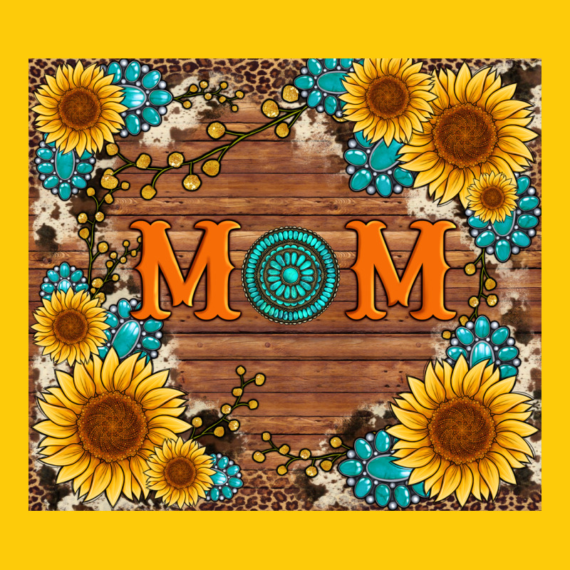 Sunflower Gemstone And Mom With Cowhide Premium Hoodie by Artiststas | Teevron