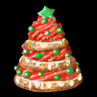 Red Christmas Cookie Cake Fa Element Premium Sweatshirt | Teevron