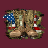 American Flag With Army Boots Classic Tee | Teevron