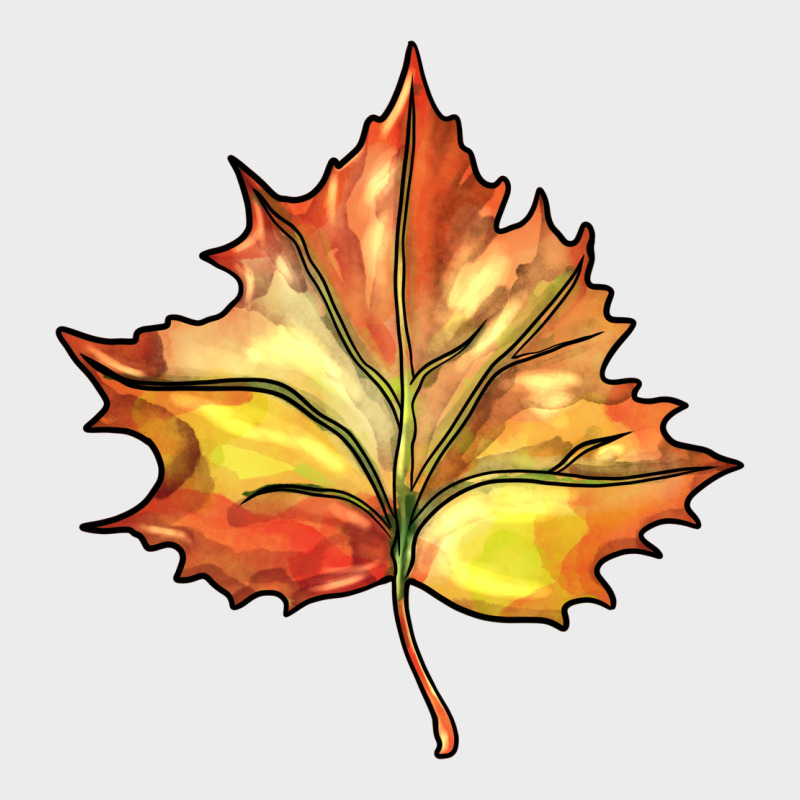 Withered Leaf Urban Hoodie by BarkalooDesign | Teevron