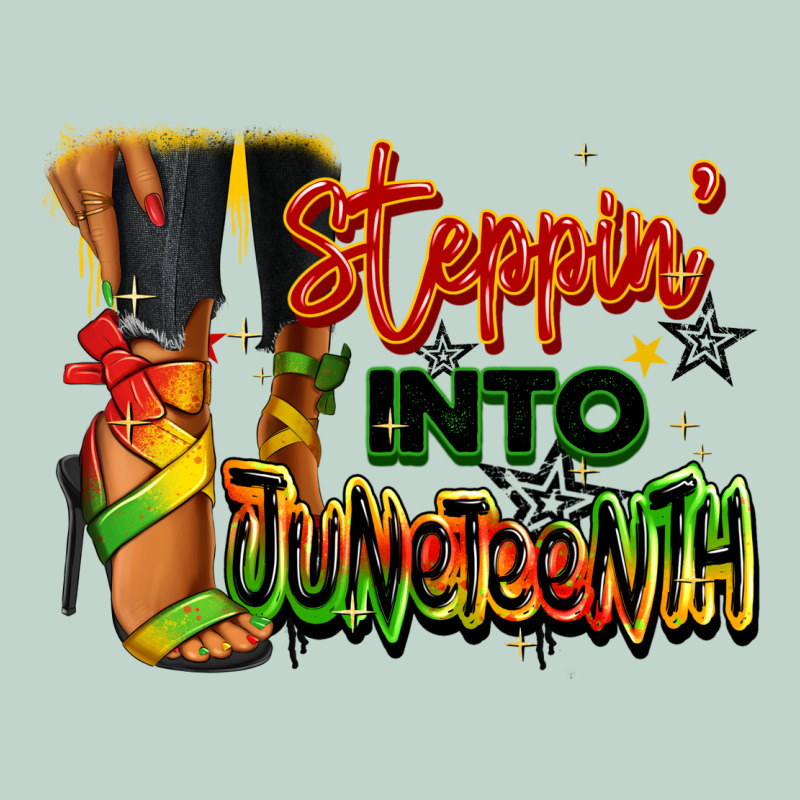 Steppin' Into Juneteenth Black Fashion Girl Zipper Hoodie by RanaPortraitStore | Teevron