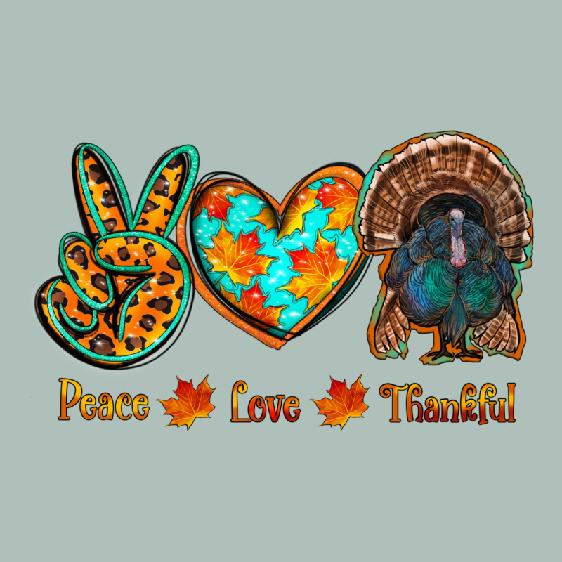 Peace Love Thankful Heavyweight Hoodie by RanaPortraitStore | Teevron