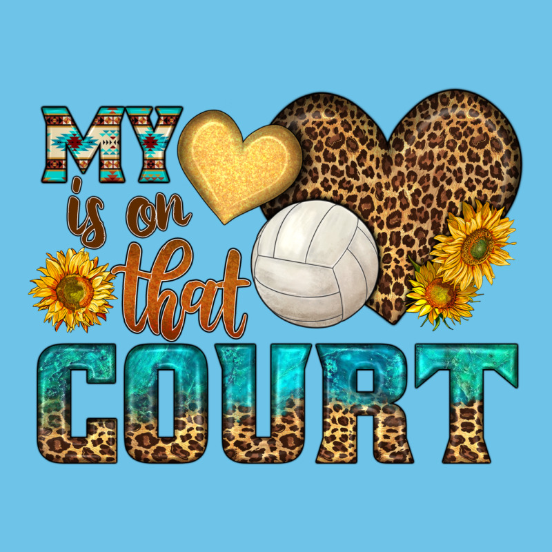 My Heart Is On That Court Premium Sweatshirt by HRA Design Shop | Teevron