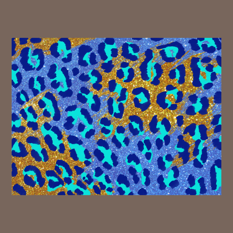Leopard Background Turquoise And Gold 3200x2400 Premium Hoodie by AdoDesignShop | Teevron
