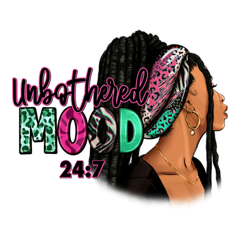Unbothered Mood 24:7 Zipper Hoodie by RanaPortraitStore | Teevron