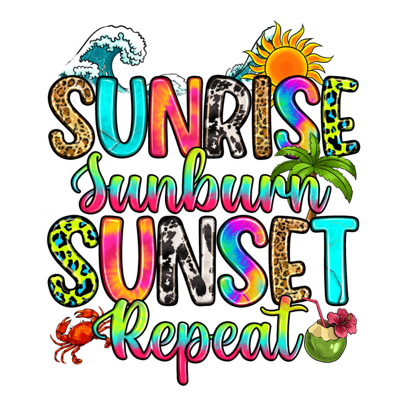 Sunrise Sunburn Sunset Repeat Classic Tee by RanaPortraitStore | Teevron