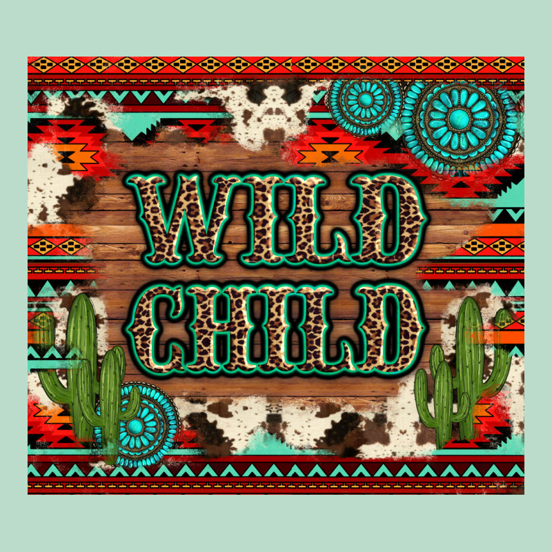 Wild Chıld Aztec Gemstone And Cactus Premium Hoodie by Artiststas | Teevron