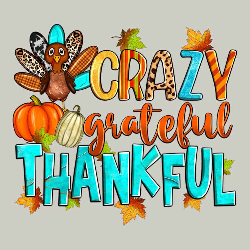 Crazy Grateful Thankful Heavyweight Hoodie by Zillion Design Studio | Teevron