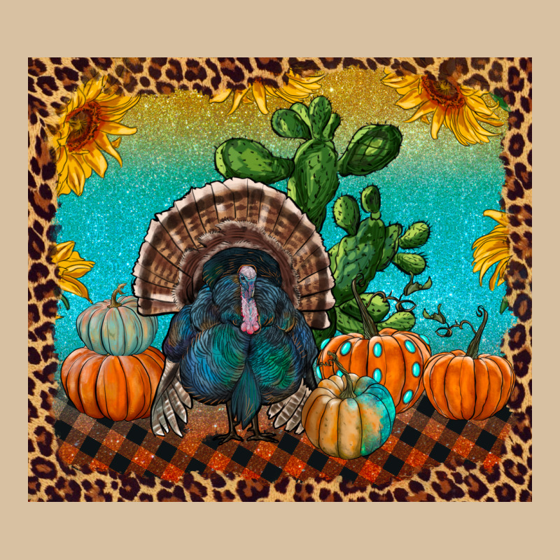 Turkey And Pumpkins Heavyweight Hoodie by RanaPortraitStore | Teevron