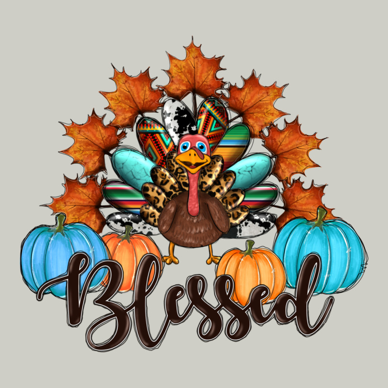 Thanksgiving Turkey Pumpkin Blessed Heavyweight Hoodie by RanaPortraitStore | Teevron