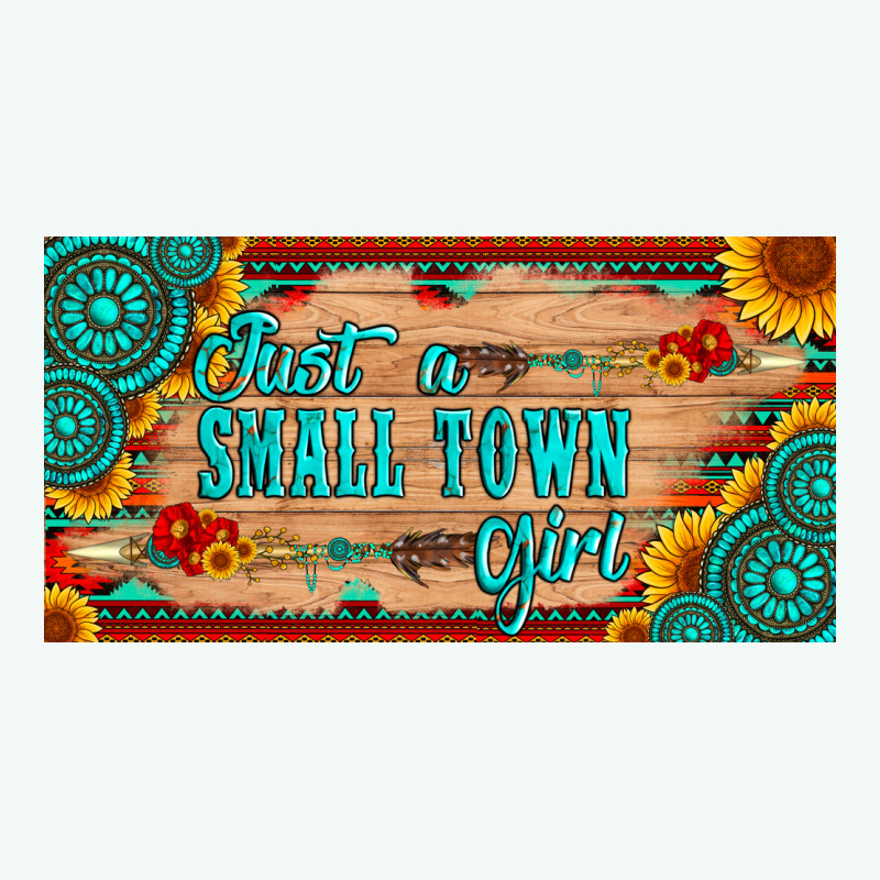 Just A Small Town Girl Wlth Gemstone Arrow And Sunflowers Licanse Plat Premium Hoodie by Artiststas | Teevron
