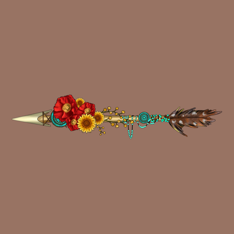 Flowers And Arrow With Gemstone Premium Hoodie by Artiststas | Teevron
