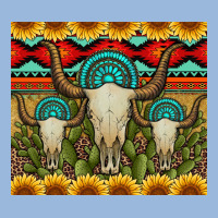 Bull Skulls Gemstones And Cactus With Leopard And Aztec Premium Hoodie | Teevron