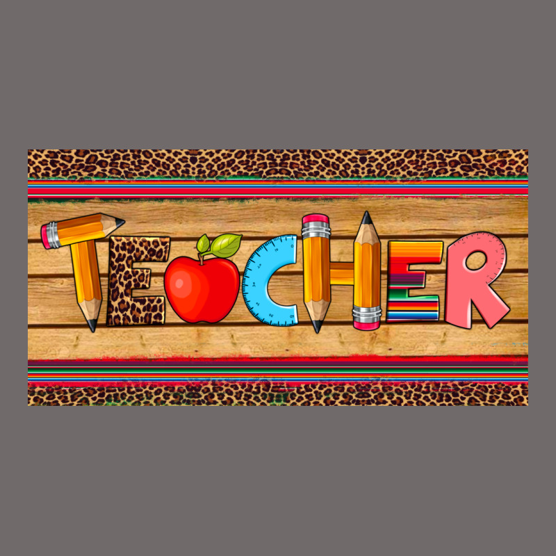 Teacher Pen Apple License Plate Template Urban Heavy Tee by Artiststas | Teevron