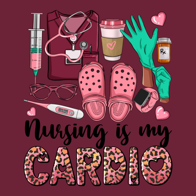 Nursing Is My Cardio Long Sleeve Tee by BarkalooDesign | Teevron