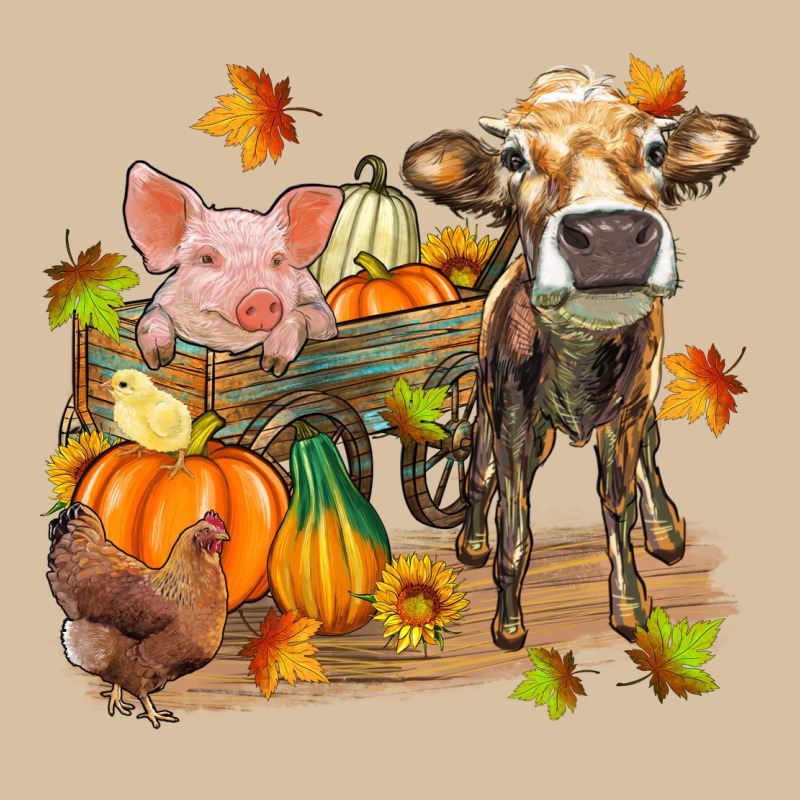 Fall Farm Animals Heavyweight Hoodie by Zillion Design Studio | Teevron