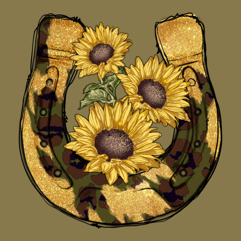 Horseshoe Sunflower Camouflage Premium Hoodie by AdoDesignShop | Teevron