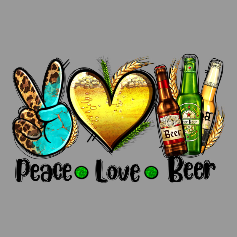 Peace Love Beer Vintage Hoodie by AdoDesignShop | Teevron