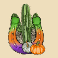 Horseshoe Halloween Cactus Premium Hoodie | Teevron