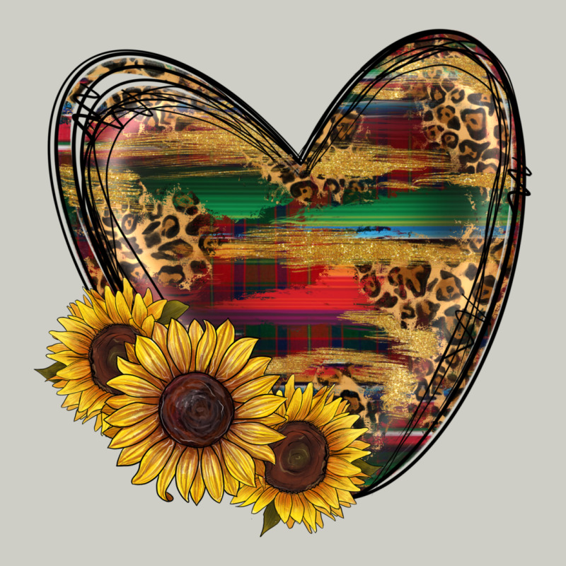 Western Sunflowers Heart Heavyweight Hoodie by RanaPortraitStore | Teevron