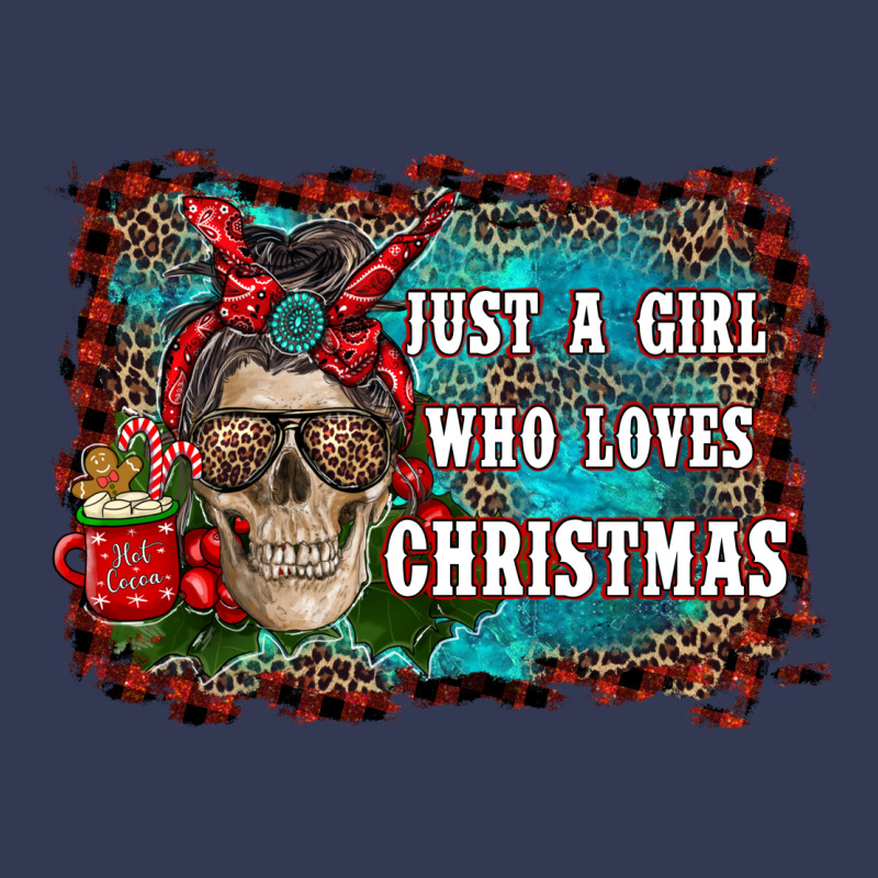 Just A Girl Who Loves Christmas Heavyweight Hoodie by RanaPortraitStore | Teevron