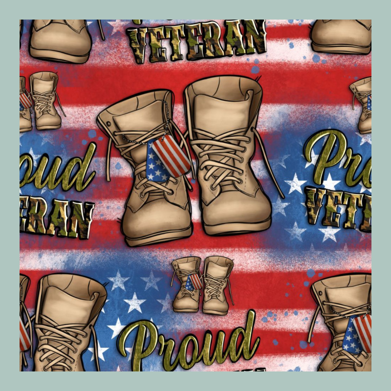 Proud Veteran Seamless Pattern Premium Sweatshirt by HRA Design Shop | Teevron