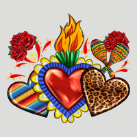 Sacred Heart With Leopard And Serape Heart Zipper Hoodie | Teevron