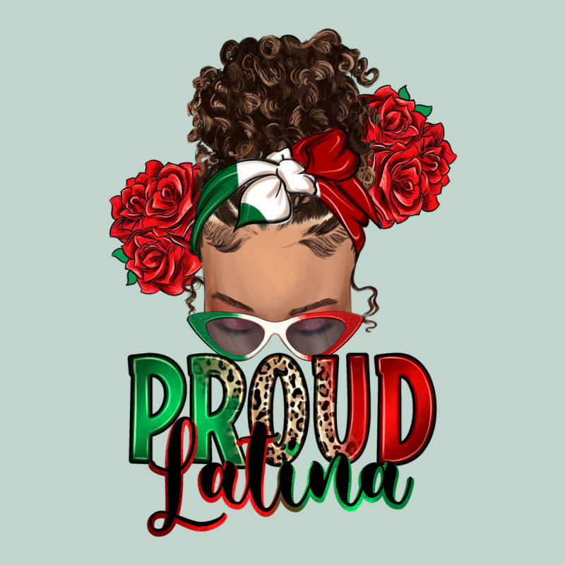 Proud Latina Messy Bun Zipper Hoodie by RanaPortraitStore | Teevron
