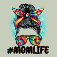 Tie Dye Momlife Messy Bun Ladies Tee | Teevron