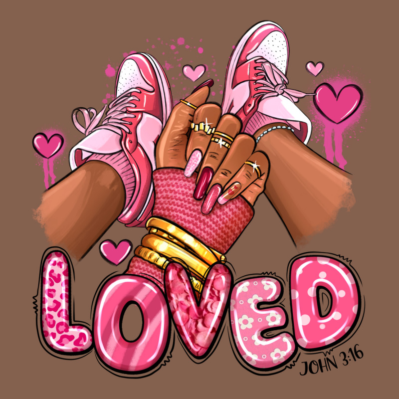 Loved Valentine's Day Afro Girl Sneakers Zipper Hoodie by RanaPortraitStore | Teevron