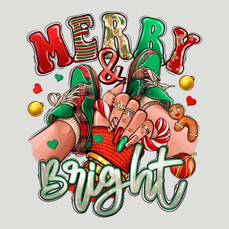 Merry And Bright Caucasian Girl Sneakers Zipper Hoodie by RanaPortraitStore | Teevron