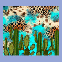 Cactus Turquoise Leopard Cowhide Tumbler Rana Classic Tee | Teevron
