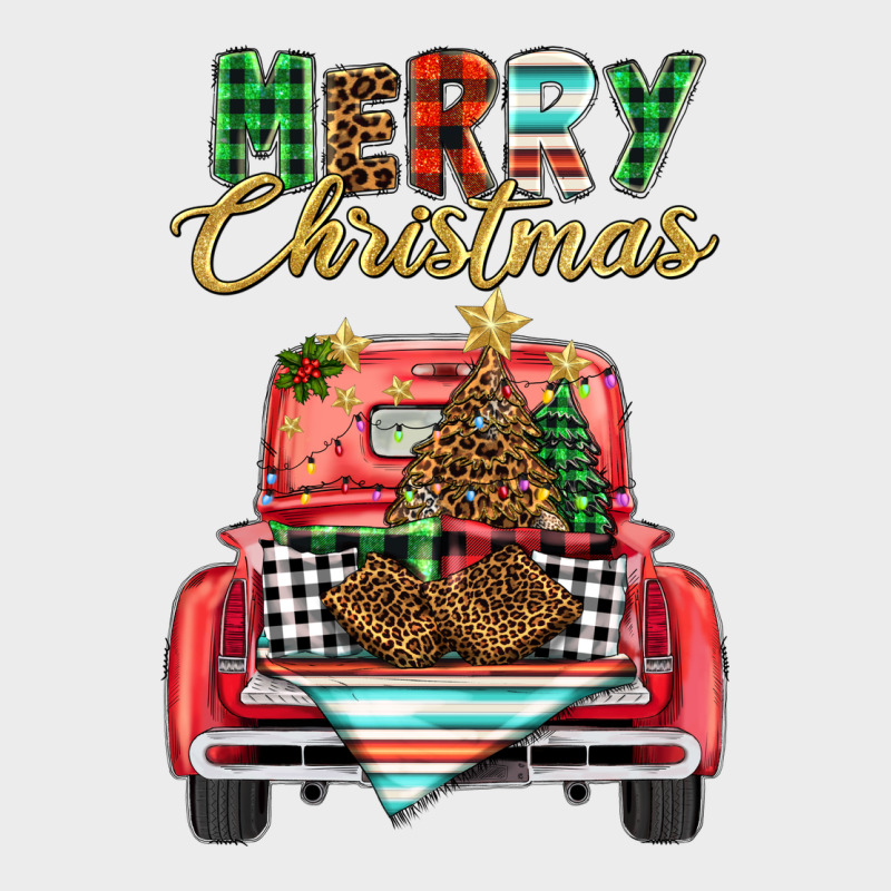 Merry Christmas Truck Urban Hoodie by BarkalooDesign | Teevron
