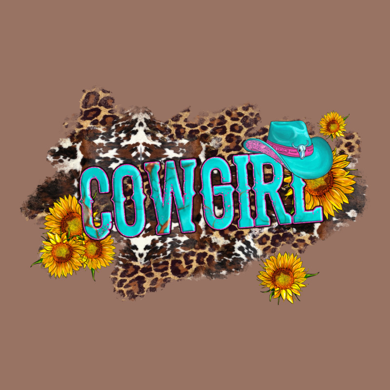 Western Cowgirl And Sunflower With Hat And Cowhide Leopard Premium Hoodie by Artiststas | Teevron