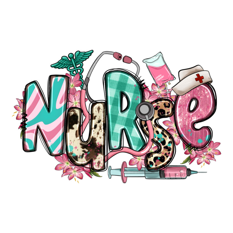 Floral Nurse Zipper Hoodie by RanaPortraitStore | Teevron