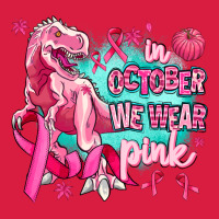 Dinosaur  In October We Wear Pink Premium Hoodie | Teevron
