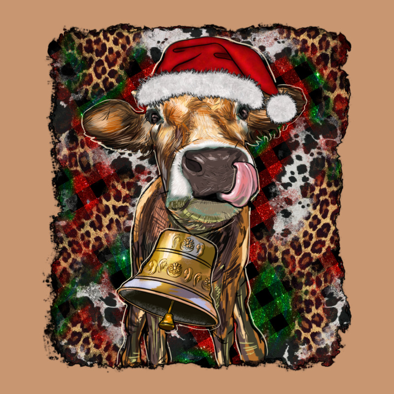 Christmas Heifer With Leoard And Cowhide Heavyweight Hoodie by RanaPortraitStore | Teevron
