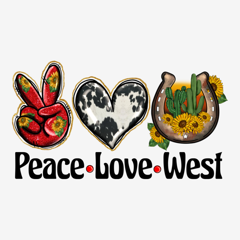 Peace Love West Urban Hoodie by BarkalooDesign | Teevron