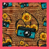 Western Sunflowers Camera Seamless Pattern Premium Sweatshirt | Teevron
