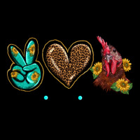 Peace Love Rooster Urban Hoodie | Teevron