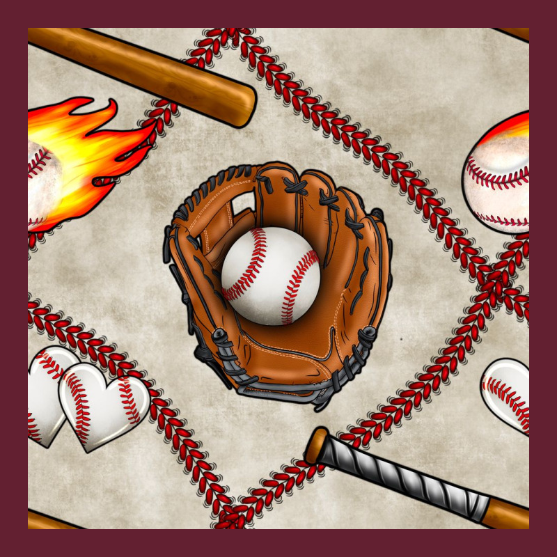 Baseball Glove And Bat Seamless Pattern Classic Tee by BundleAndBundleShop | Teevron