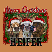 Merry Christmas Heifer Heavyweight Hoodie | Teevron
