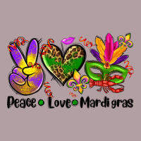 Peace Love  Mardi Gras Vintage Hoodie | Teevron