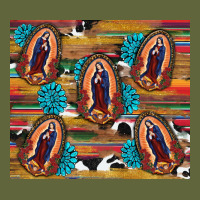 Serape Gemstone Glitter Cowhide Lady Of Guadalupe Classic Tee | Teevron